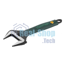 Ручной инструмент KRAFTOOL 27258-20 Ключ разводной Cr-V,фосфатир,эргоном рукоятка из эластомера,увелич зев,угол наклона губок 15град,200мм/8