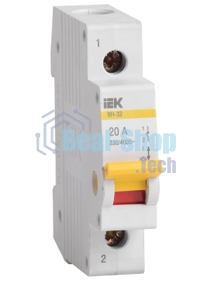 Выключатель нагрузки IEK MNV10-1-040 (мини-рубильник) ВН-32 1Р 40А IEK