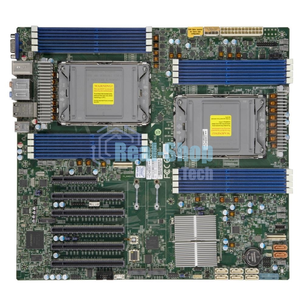 Материнская плата серверная Supermicro MBD-X12DAI-N6, 2xLGA 4189, Intel C621A, 16xDDR4, 8xSATA, 6xPCIe 4.0 x16, 1xPCIe 4.0 x8, 2xM.2, 2x1Gb LAN, 6xUSB 3.2 Gen 1, 2xUSB 3.2 Gen 2, 1xVGA, 1xCOM, 1xTPM, E-ATX