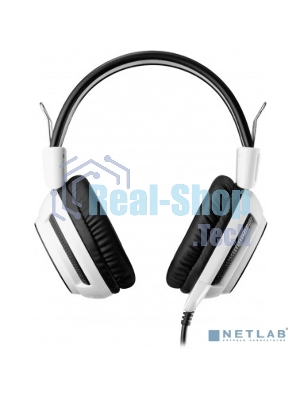 Проводные наушники Oklick HS-G300 белый/черный, полноразмерные, Jack 3.5 мм