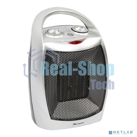 Тепловентилятор MTX FHC-1500, серый, 750/1500 Вт, 15 м2, термостат