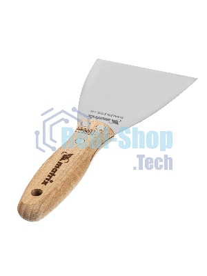 Шпательная лопатка Matrix из нержавеющей стали, 100 мм, буковая рукоятка, EFP