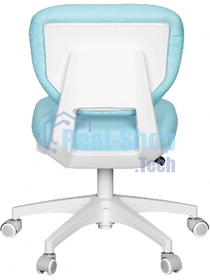 Кресло Cactus CS-CHR-3594BL голубой, ткань, 75 кг, механизм качания