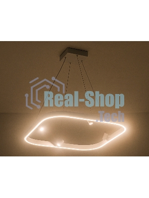 Подвесной светодиодный светильник Ambrella light FL5802/1+4 WH белый 50W 3000K/4200K/6400K 600*600*1200 (без ПДУ)