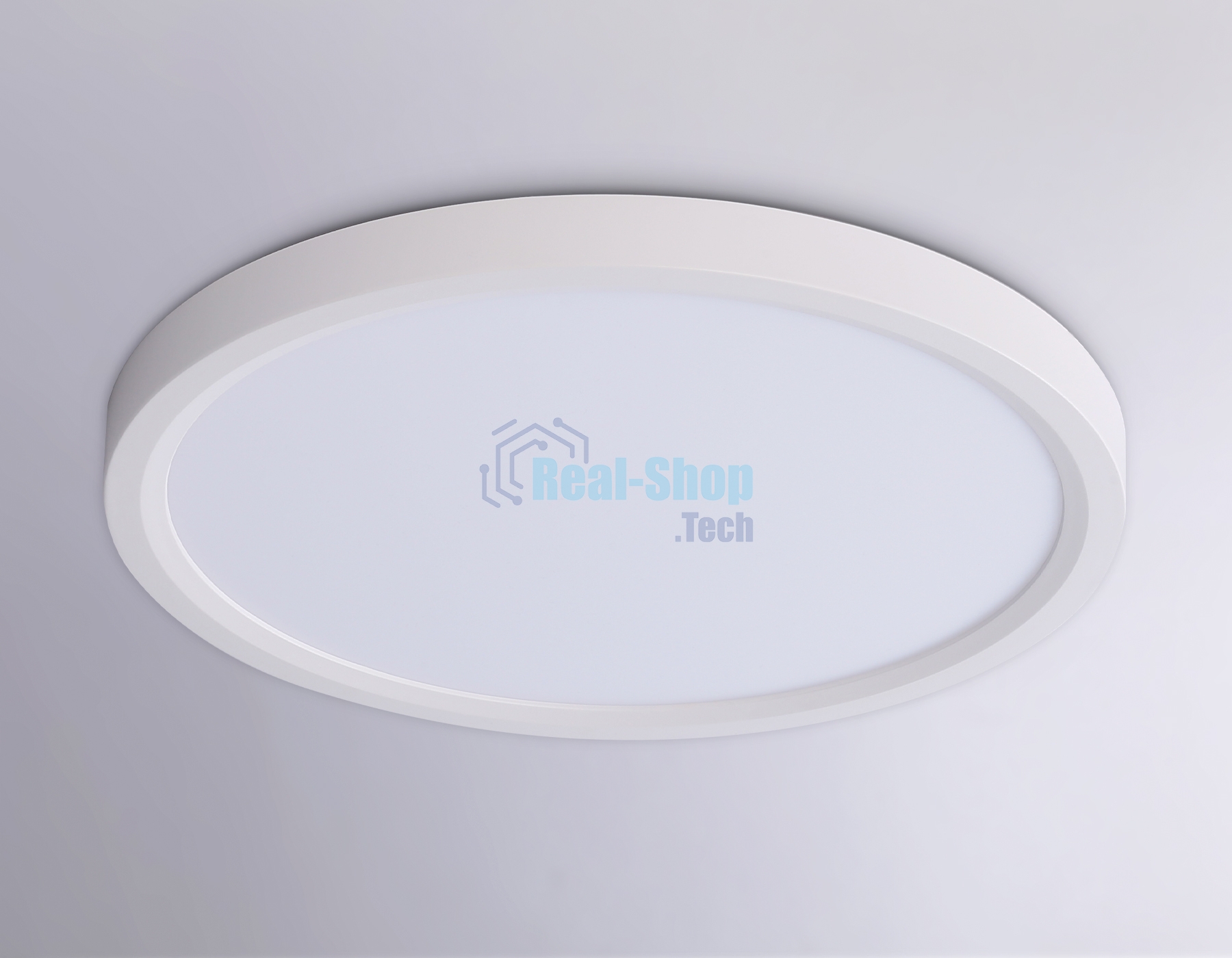 Светильник светодиодный ультратонкий Ambrella light FZ1903 WH белый IP54 20W 3000K-6500K CCT-переключатель D300*25 (Без ПДУ)