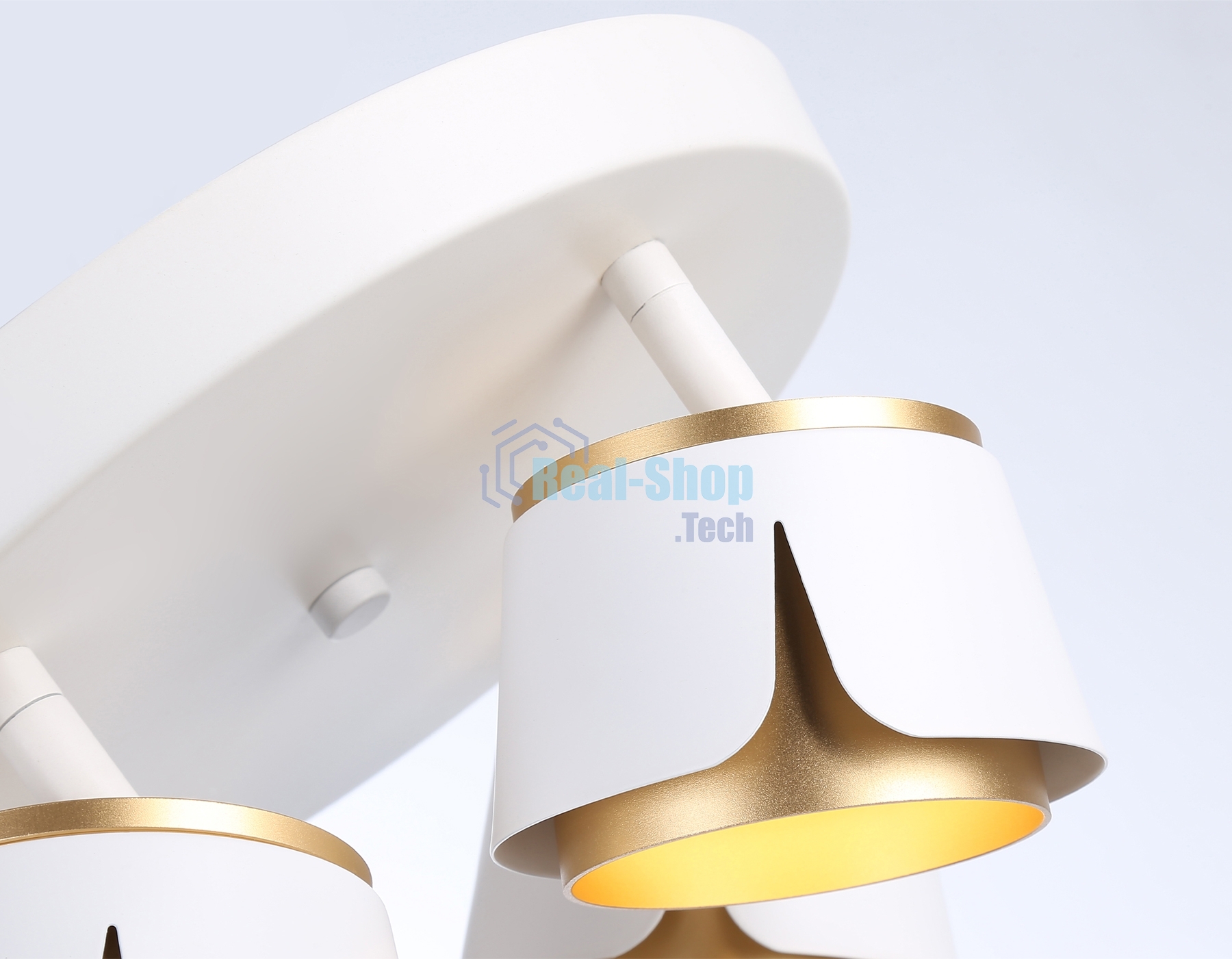 Светильник Ambrella light TN71241/4 WH/GD белый/золото GX53/4 D250*147