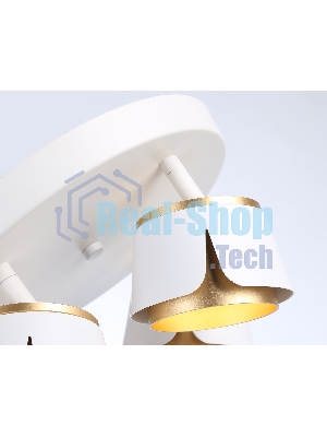Светильник Ambrella light TN71241/4 WH/GD белый/золото GX53/4 D250*147