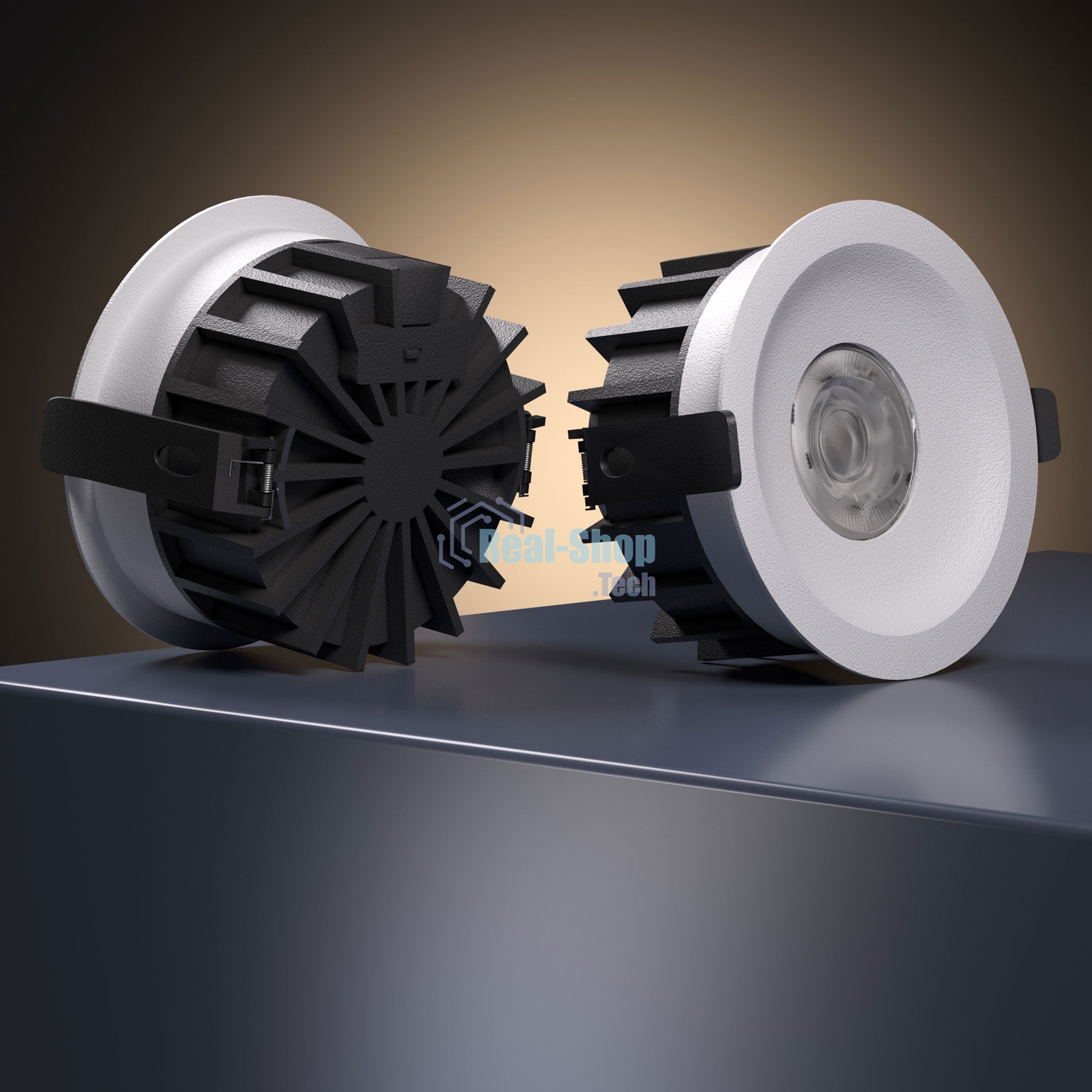 25069/LED 20W 4000K / светильник встраиваемый светодиодный / белый