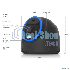 Камера видеонаблюдения Ubiquiti UniFi Protect Camera G5 AI Turret Black 4K (8MP), 30 к/с, 109,9°, ИК-подсветка до 40 м