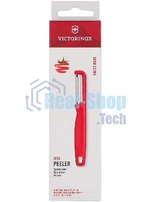 Овощечистка Victorinox Iotaс лезвием двухсторон. красный (6.0943.1)
