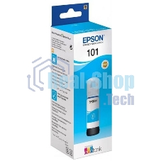 Картридж струйный Epson L101 C13T03V24A синий (70мл) для Epson L4150/L4160/L6160/L6170/L6190