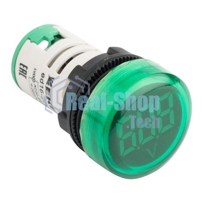 Индикатор значения напряжения ED16-22VD зел. PROxima EKF ed16-22vd-g