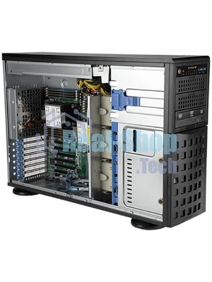 Серверная платформа Supermicro SYS-740P-TR 4U noCPU(2)3rd GenScalable/TDP 270W/no DIMM(18)/SATARAID HDD(8)LFF/2x1GbE/2x1200W
