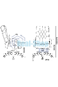 Кресло руководителя Бюрократ T-9928WALNUT/ECO черный, эко.кожа, крестовина металл/дерево