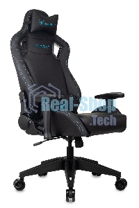 Кресло игровое Knight Outrid Smile черный эко.кожа крестов. пластик