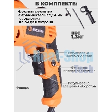 Дрель ударная ДУ-25А-850 Вихрь