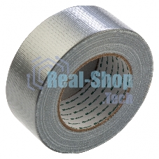 Лента клейкая армированная Сибртех, 48ммх 50м, серебро