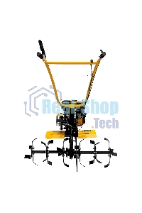 Мотоблок Denzel DPT-270SB, 7 л.с., ремен.сцеп, фрез 3х4, ШОМ, без колес, передачи 2В/1Н