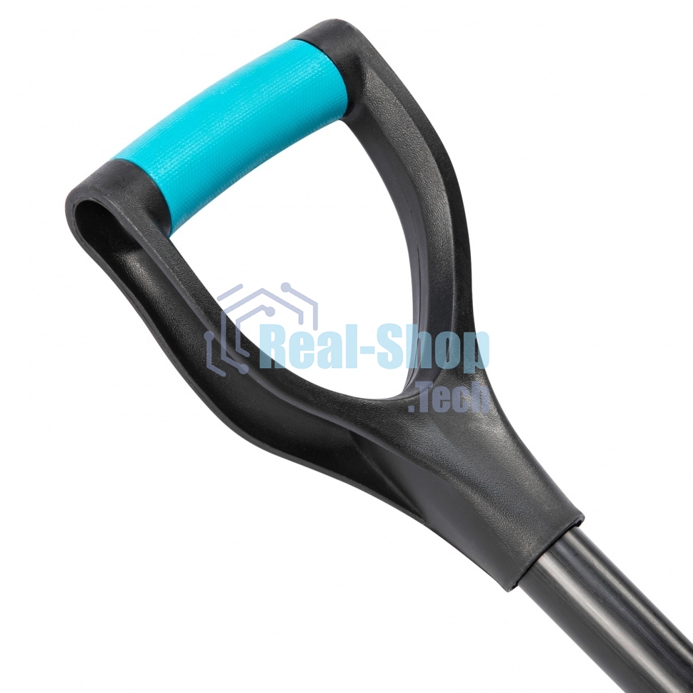 Лопата для уборки снега пластиковая LUXE,460х335х1300 мм, металлопластиковый черенок Palisad