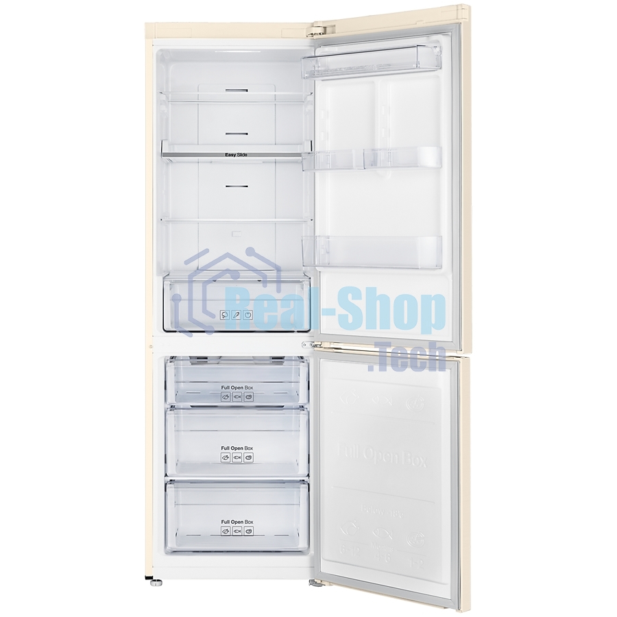 Холодильник Samsung RB33A32N0EL/WT бежевый двухкамерный инвертер 232/118 л морозилка снизу