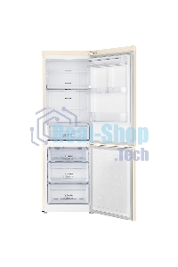 Холодильник Samsung RB33A32N0EL/WT бежевый двухкамерный инвертер 232/118 л морозилка снизу