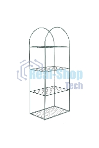 Парник для рассады Palisad 4 уровня, с чехлом, 155х60х40 см