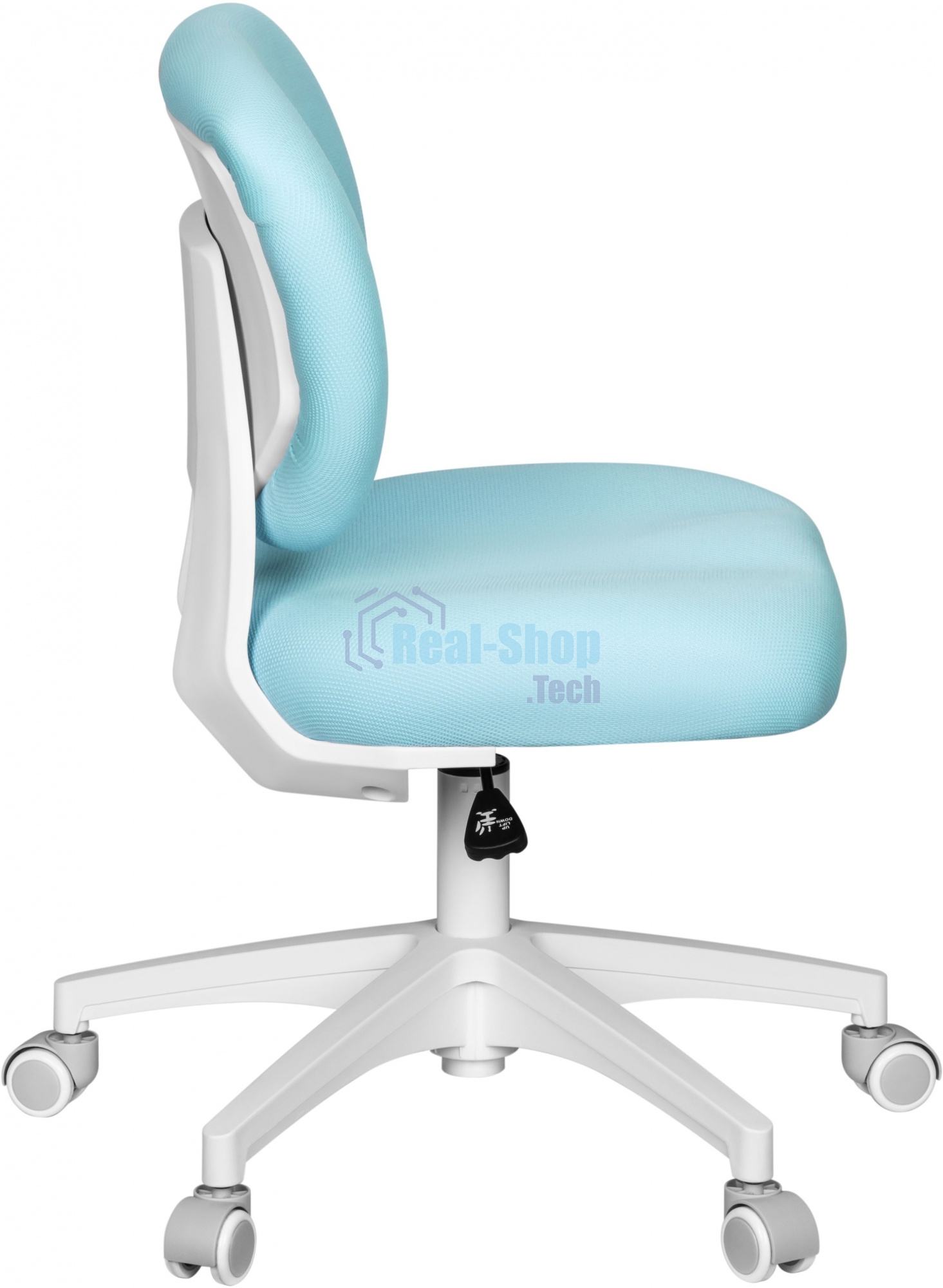 Кресло детское Cactus CS-CHR-3594BL голубой, крестов. пластик белый