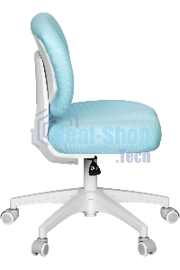 Кресло детское Cactus CS-CHR-3594BL голубой, крестов. пластик белый