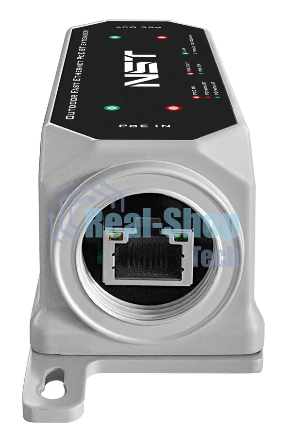 Уличный Ultra PoE удлинитель Fast Ethernet до 250м на 1 порт. Порты Ethernet: Вход - 1x10/100Base-T RJ45; Выход - 1x10/100Base-T RJ45. Порты PoE: Вход - 1xIEEE 802.3af/at/bt/Passive POE (до 120W); Выход - 1xIEEE 802.3af/at/bt (до 90W). Автоматическое опре
