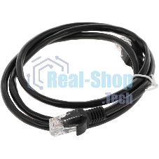 Патч-корд Premier PP12-1M/BK 1000Гбит/с UTP 4 пары cat.5E CCA molded 1м черный RJ-45 (m)-RJ-45 (m)