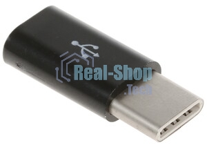 Переходник Cablexpert Переходник USB, USB Type-C/USB MicroB (F), пакет (A-USB2-CMmF-01)