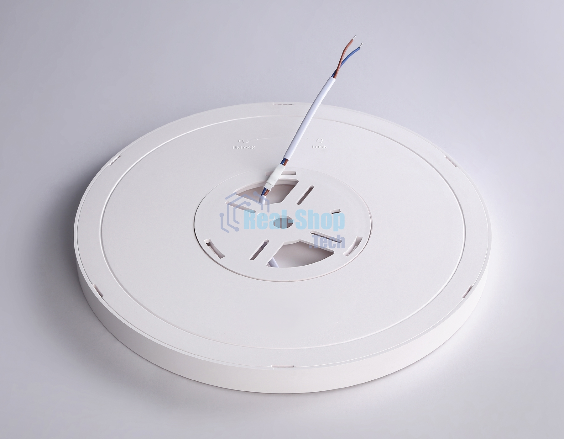 Светильник светодиодный ультратонкий Ambrella light FZ1903 WH белый IP54 20W 3000K-6500K CCT-переключатель D300*25 (Без ПДУ)