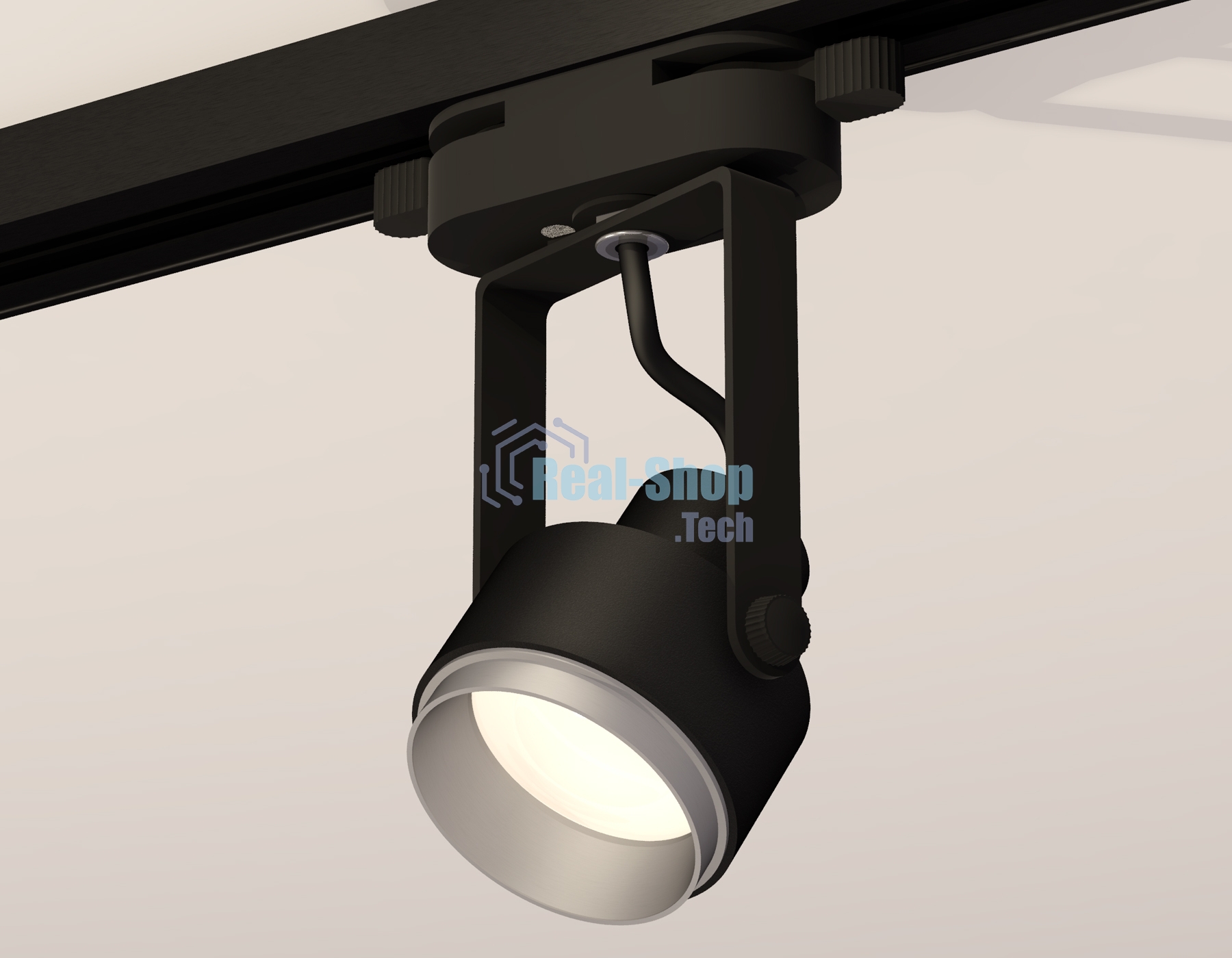 Светильник Ambrella light XT6602022 PBK/MCH черный полированный/хром матовый MR16 GU10 (C6602, N6123)