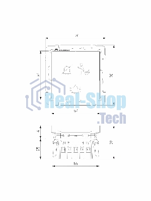 Кнопка звонка с индикацией для отелей Werke W1114601 (белый)