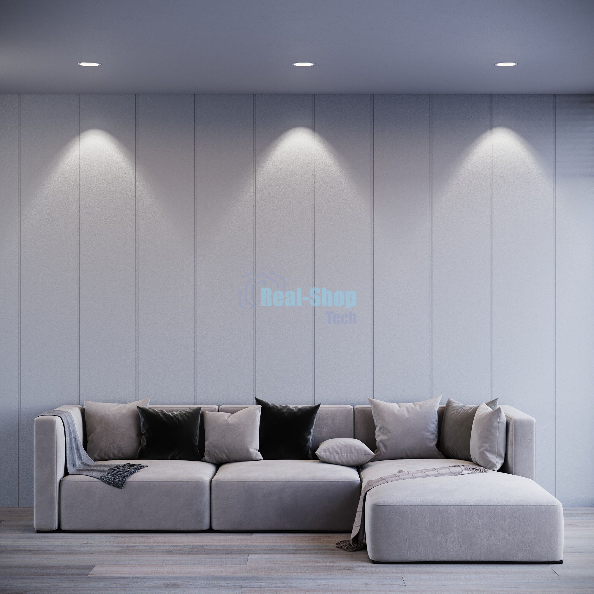 25069/LED 20W 4000K / светильник встраиваемый светодиодный / белый