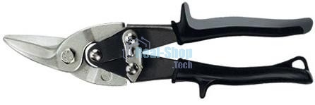 Ножницы по металлу Gross 78321 250 мм прямой и левый резсталь-СrMo двухкомп. рук-ки