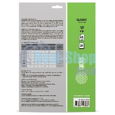 Пленка для ламинирования Cactus 125мкм A4 (25шт) глянцевая 216x303мм CS-LPGA412525