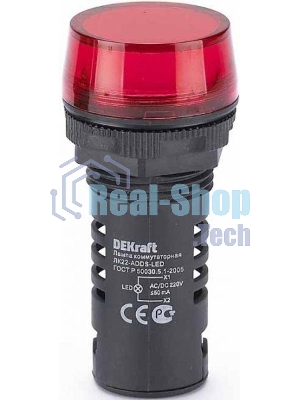 Лампа коммутационный ADDS 22мм LED 220В AC/DC ЛK-22 красн. SchE 25119DEK