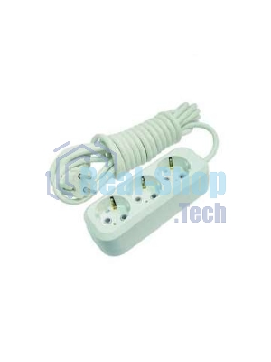 Удлинитель 3 гн 5 м с\з MAKEL MGP134