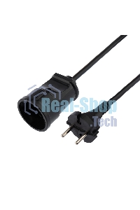 Удлинитель-шнур на рамке PROconnect ПВС 2х0.75, 30 м, б/з, 6 А, 1300 Вт, IP20, черный (Сделано в России)