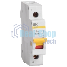 Выключатель нагрузки (мини-рубильник) Iek MNV10-1-020 ВН-32 1Р 20А ИЭК