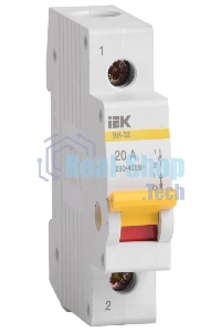 Выключатель нагрузки (мини-рубильник) Iek MNV10-1-020 ВН-32 1Р 20А ИЭК