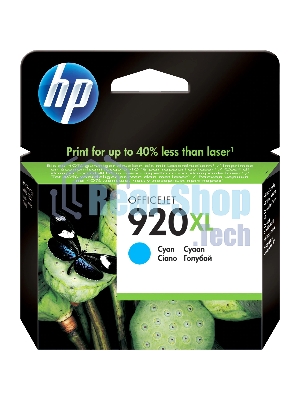 Картридж струйный HP 920XL CD972AE голубой для HP OJ 6000/6500