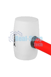 Киянка Matrix резиновая, 450 г, белая резина, фибергласовая рукоятка