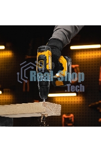 Дрель-шуруповерт аккумуляторная Denzel CID-18-0, 18В, Без АКБ и ЗУ, Ударная, Кейс