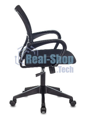 Кресло Бюрократ CH-695N/BLACK черный, сетка, 120 кг, механизм качания