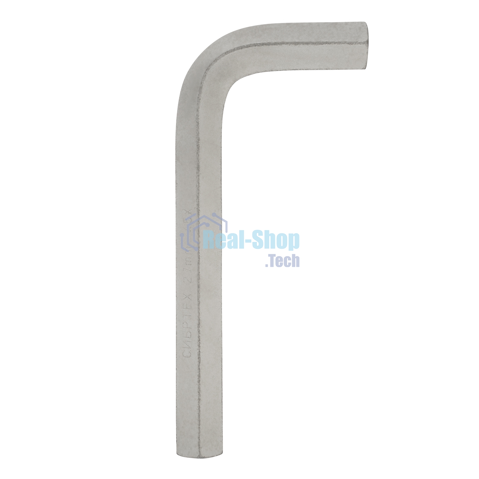 Ключ имбусовый HEX Сибртех, 27 мм, 45x, закаленный, никель