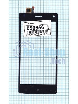 Сенсорное стекло (тачскрин) для Fly FS452 Nimbus 2, черное