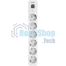 Сетевой фильтр Powercom SP-06W 3,0 м 3.0 м (6 розеток) белый/серый (коробка)