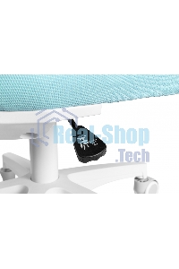 Кресло детское Cactus CS-CHR-3594BL голубой, крестов. пластик белый